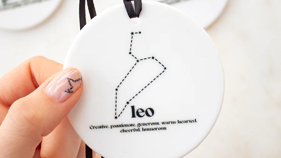 leo ceramic keepsake