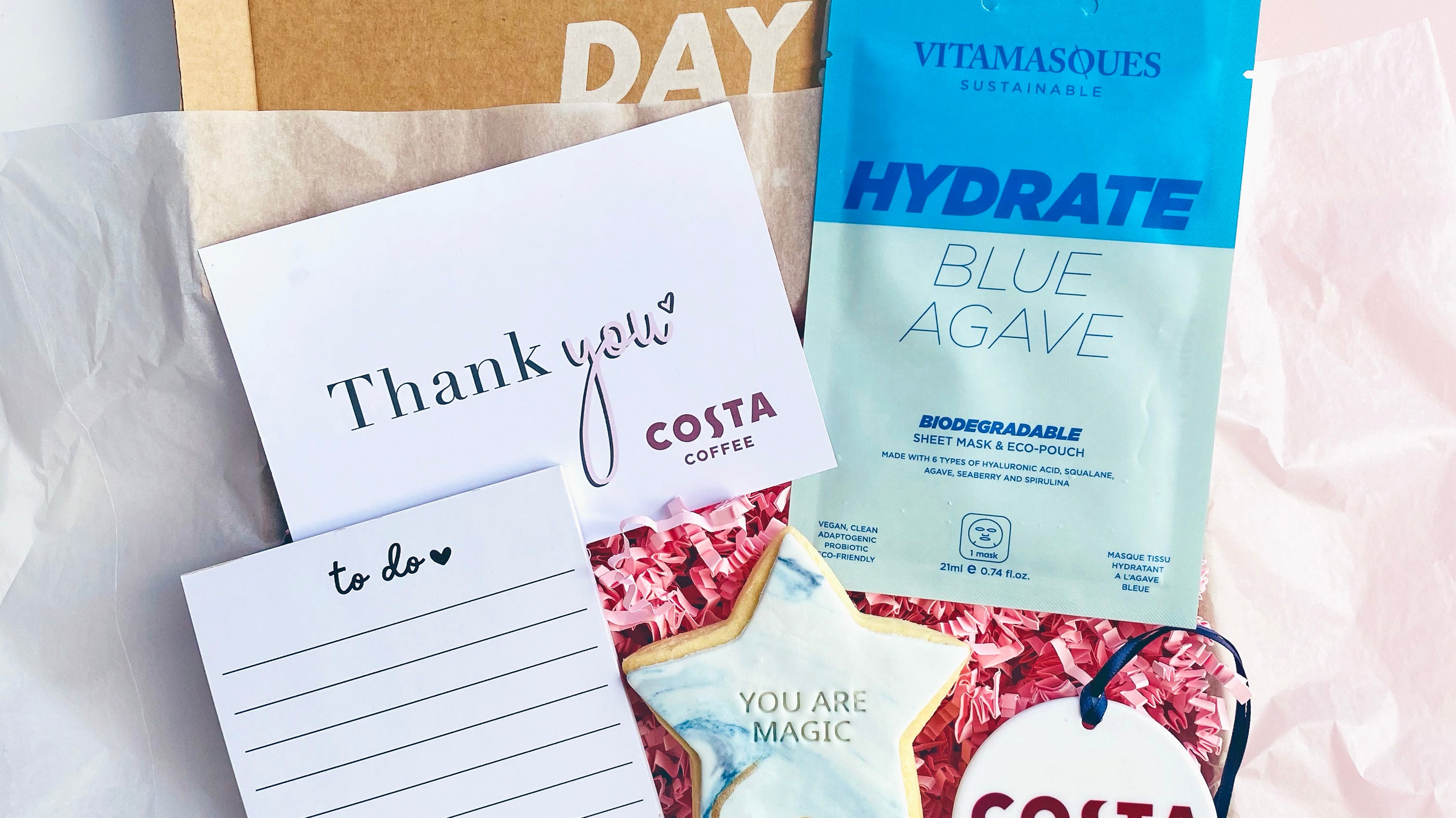 Costa coffee giving thanks to employees with TreatBox UK