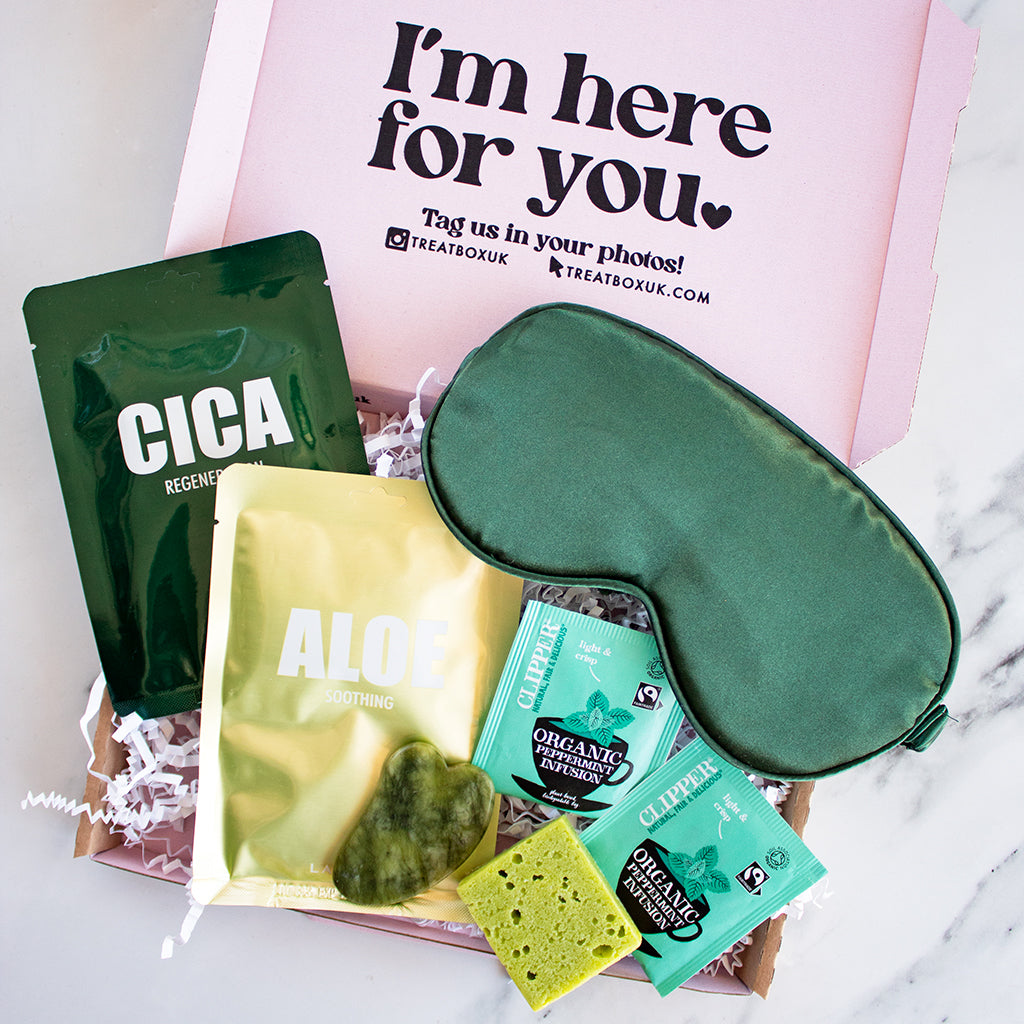 TreatBox with green themed products