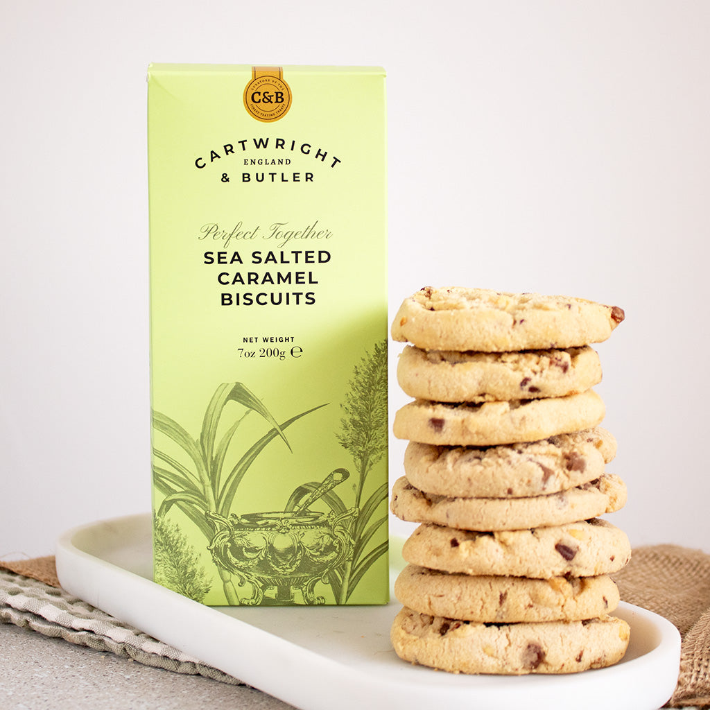 Box Of Sea Salted Caramel Cartwright & Butler Biscuits