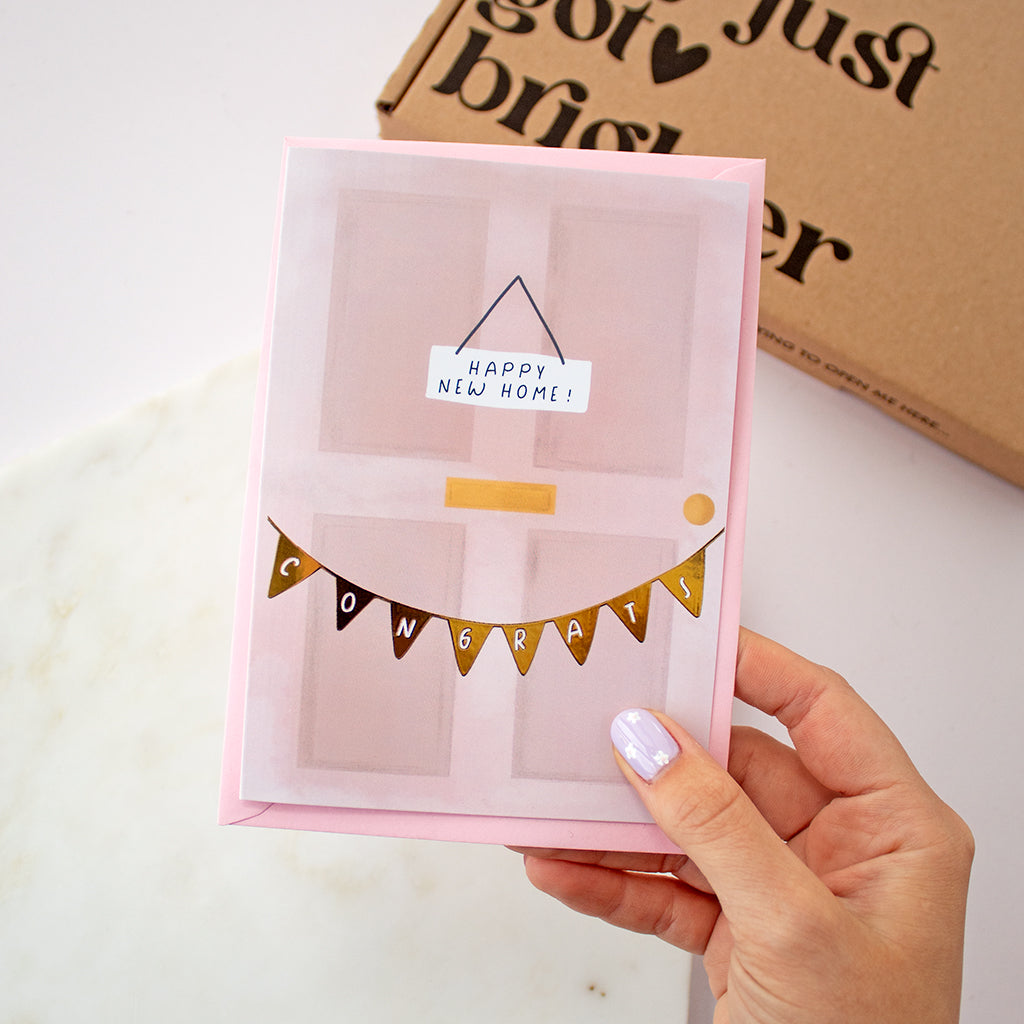 Foil Happy New Home Card