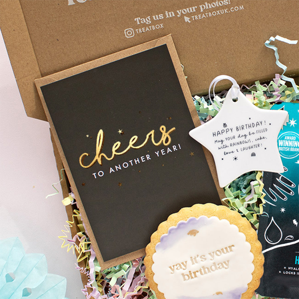 Mini Cheers to Another Year | Ready To Go Letterbox TreatBox