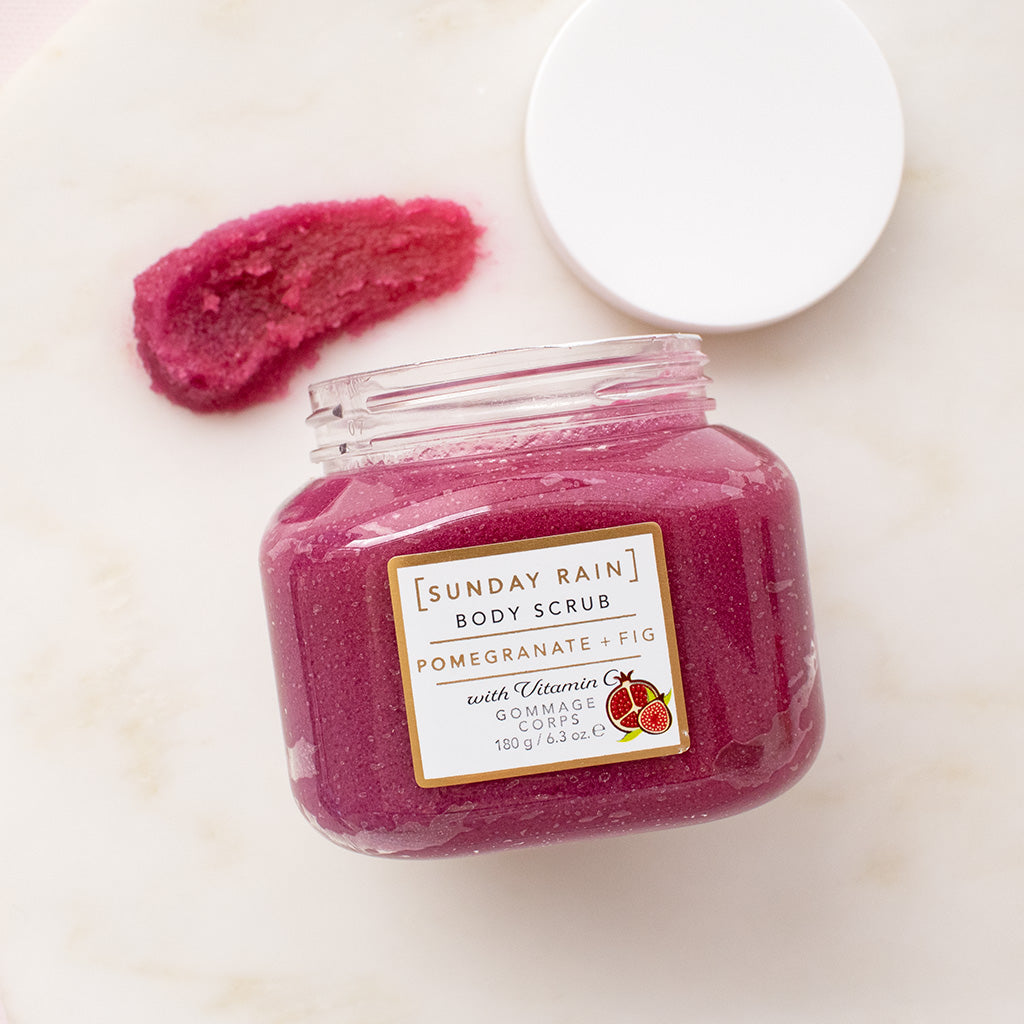 Mini Pomegranate & Fig Body Scrub By Sunday Rain