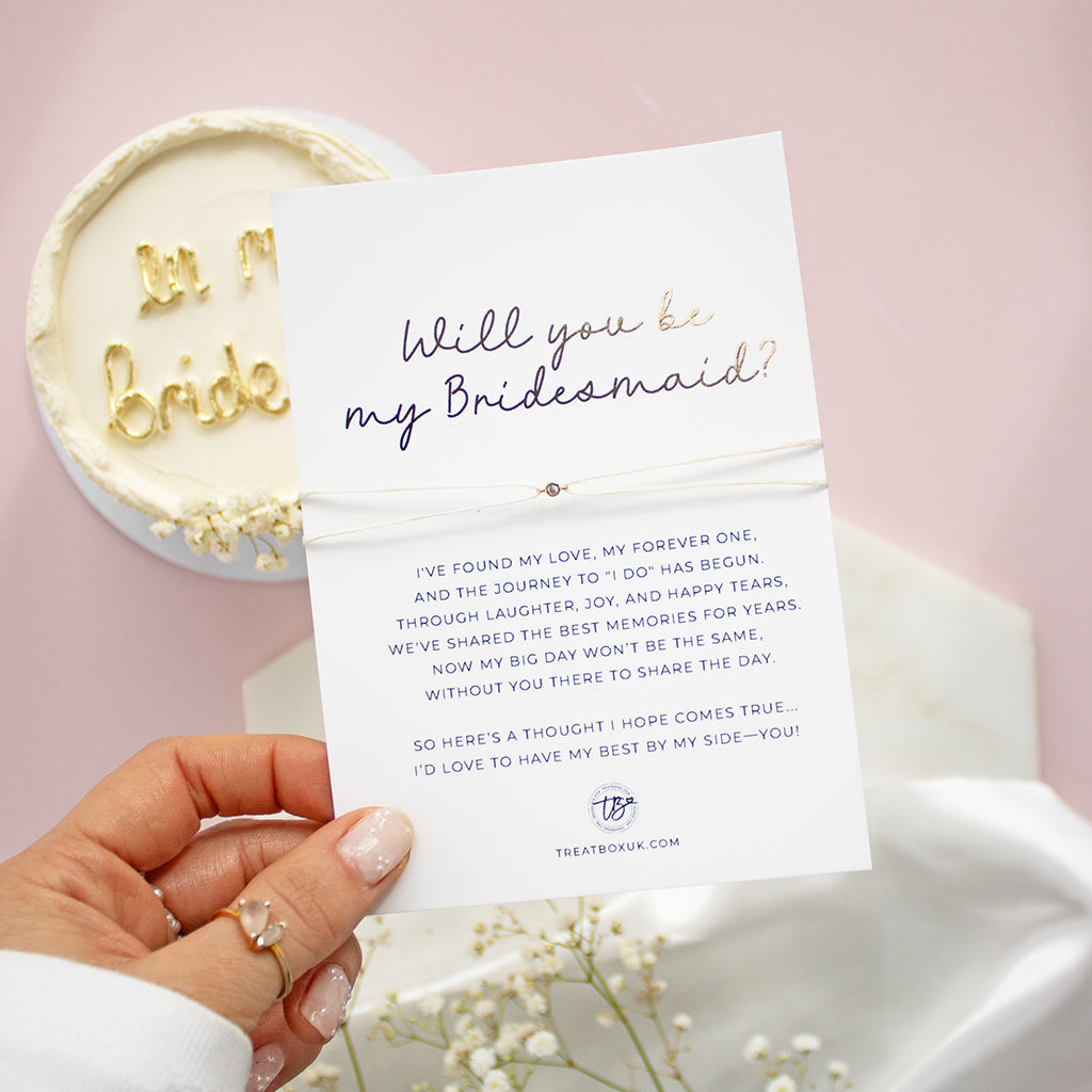 Will You Be My Bridesmaid OR Maid Of Honour? - Charm Bracelet