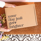 Birthday Advent treatbox a 7 day countdown to your birthday, seven gifts of all different sizes wrapped in beautiful pastel wrapping paper, tied with a bow, all packed neatly into an amazing purple printed box, to arrive at your doorstep in true birthday style.