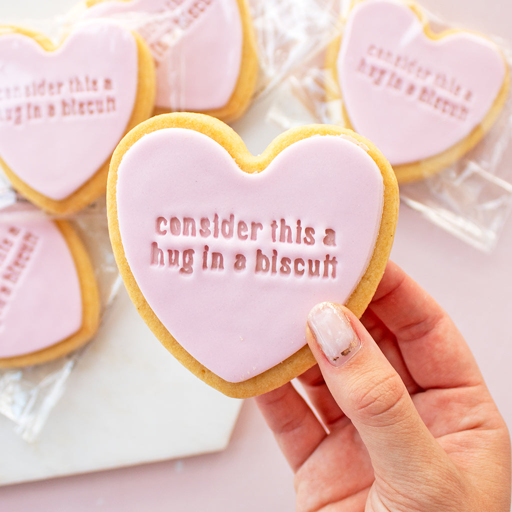 Hug Biscuit Iced Vegan Biscuit