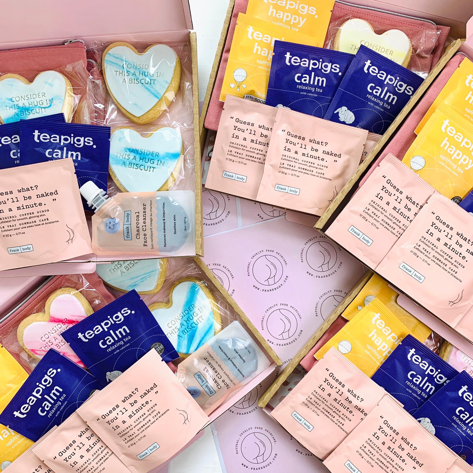corporate gifting treatbox did for frank body when they launched in boots