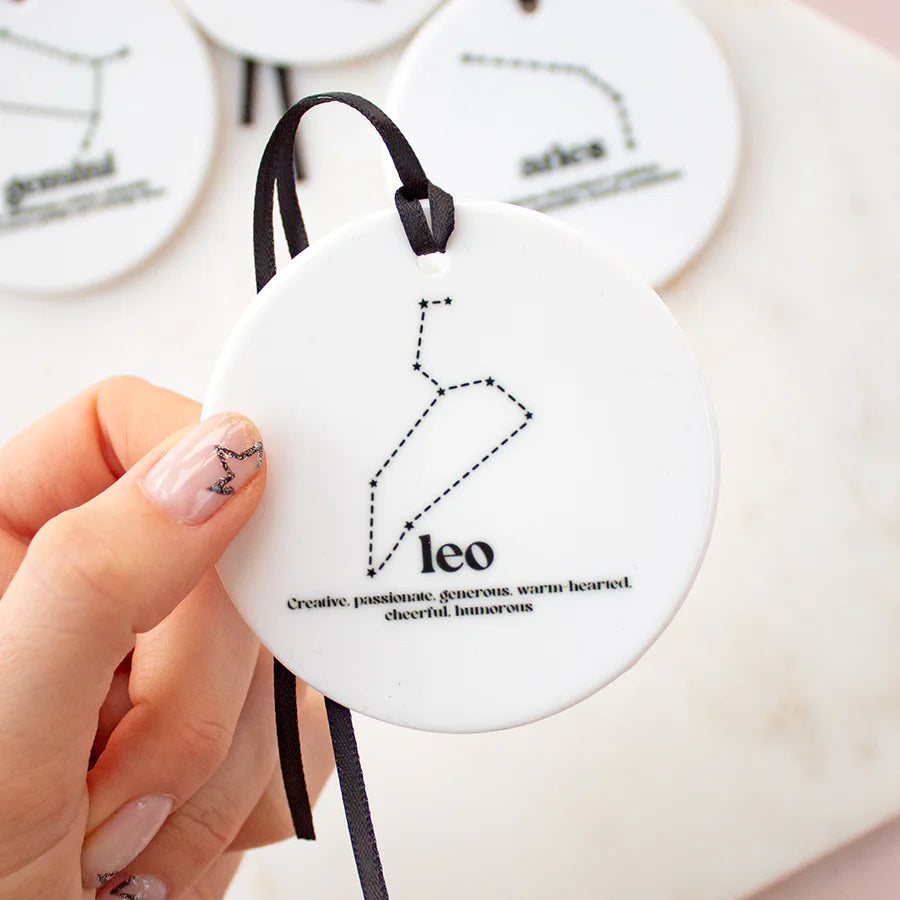 leo ceramic keepsake