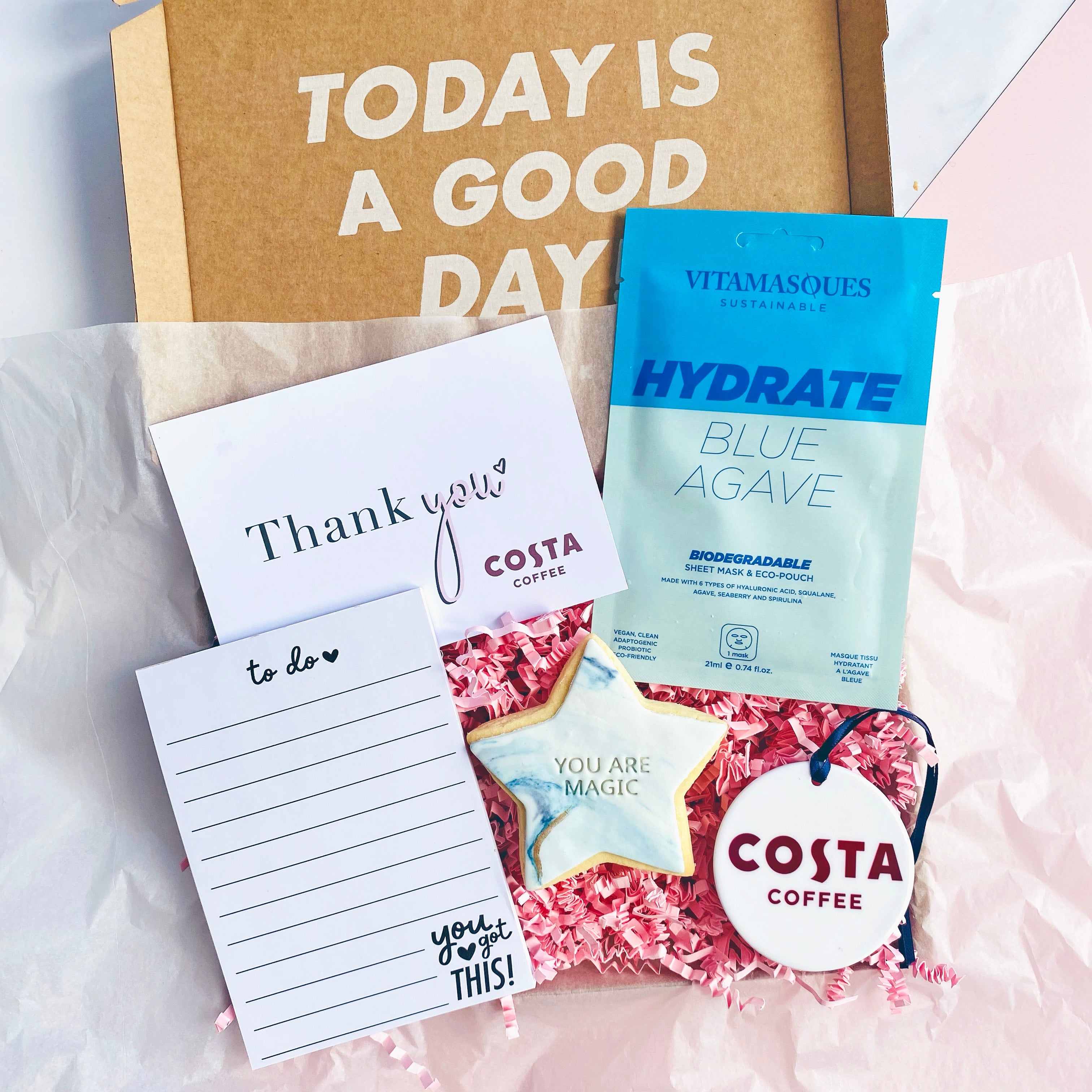 Costa coffee giving thanks to employees with TreatBox UK
