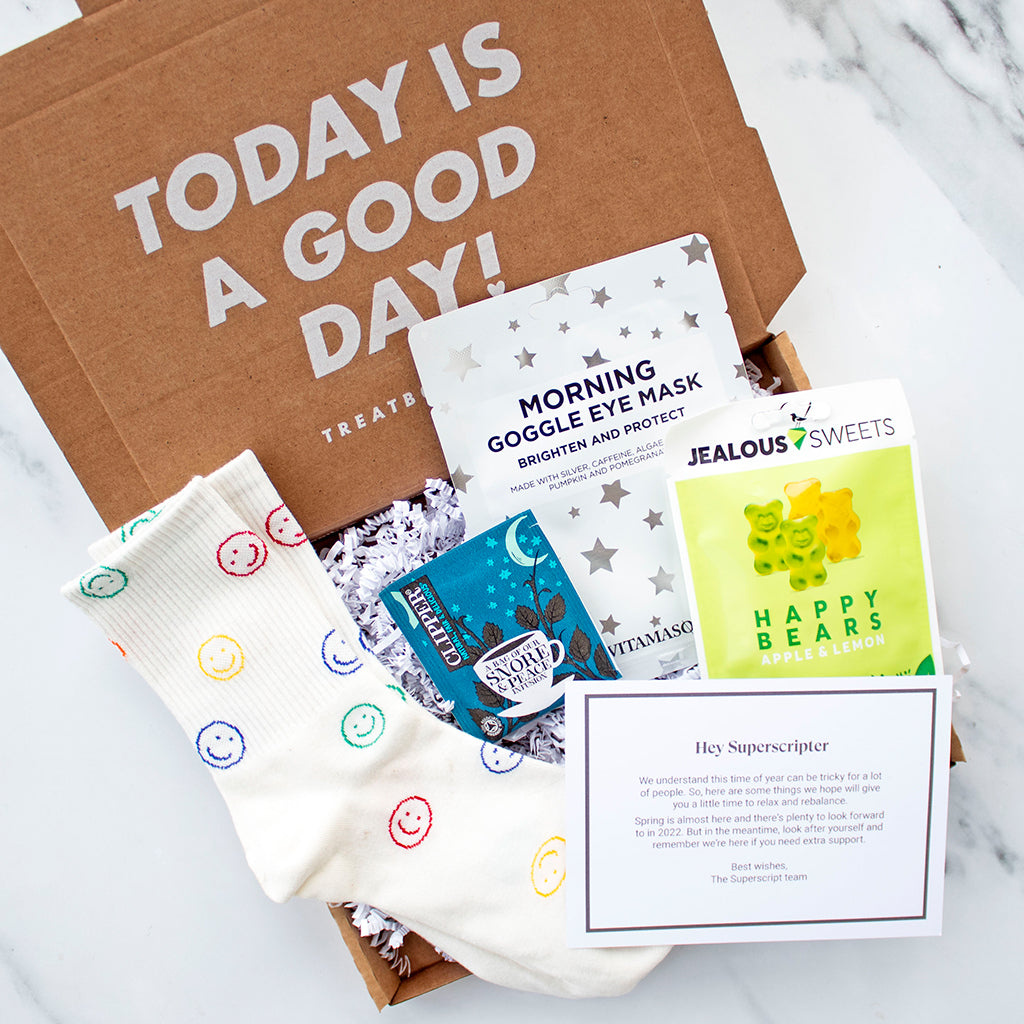 Go Superscript: promoting a happy and healthy month with their corporate TreatBox to employees