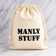 Manly Stuff Drawstring Bag