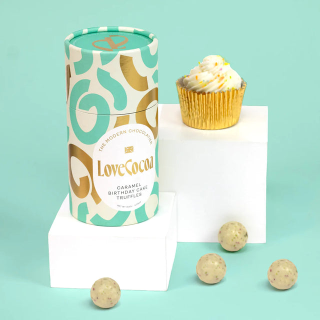 Love Cocoa Caramel Birthday Cake Truffles| Add On