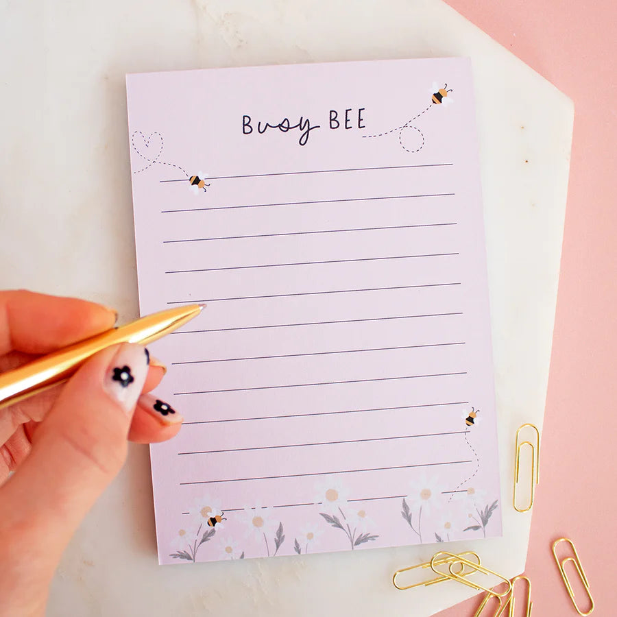 busy bee notepad