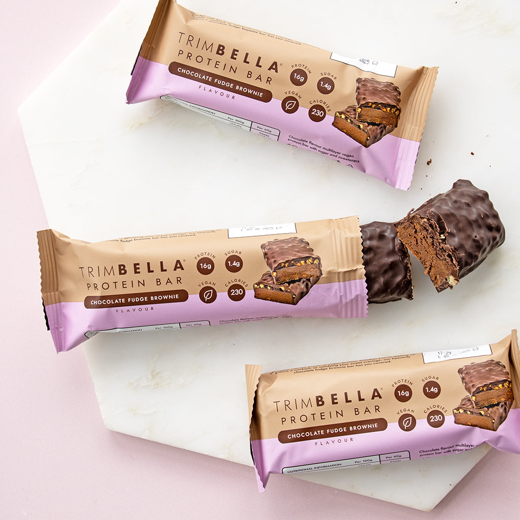Trimbella Chocolate Fudge Brownie Protein Bar