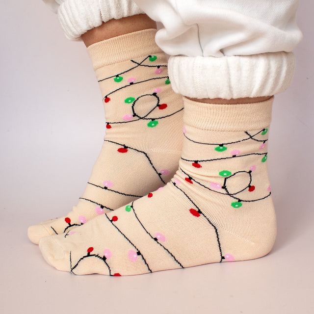 Christmas Lights Socks