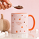 Personalised Pumpkin & Polka Dot Name Individual Mug