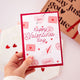 Happy Valentines Day Envelope A6 Card | Add On