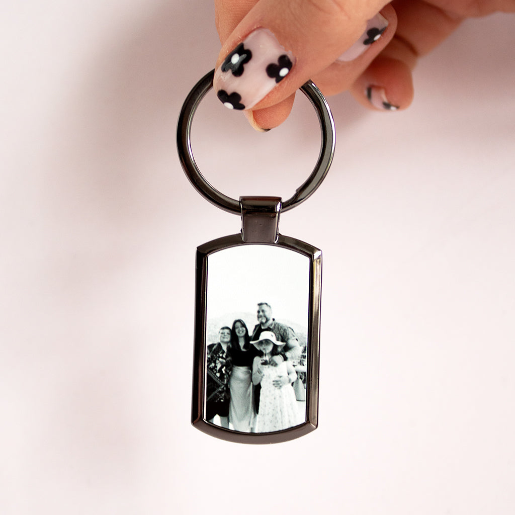 Personalised Photo Metal Keyring