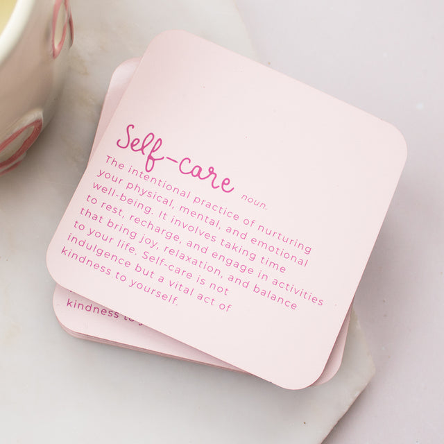 Self-Care Noun Coaster