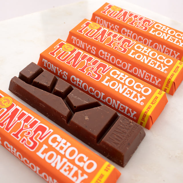 Milk Caramel Sea Salt Tony's Chocolonely Bar