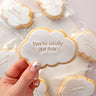 Cloud You've Totally Got This Vegan Iced Biscuit