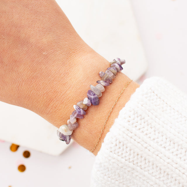 Amethyst Crystal Bracelet