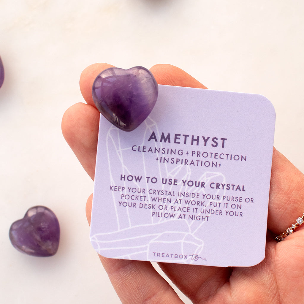 Heart Amethyst Quartz Crystal