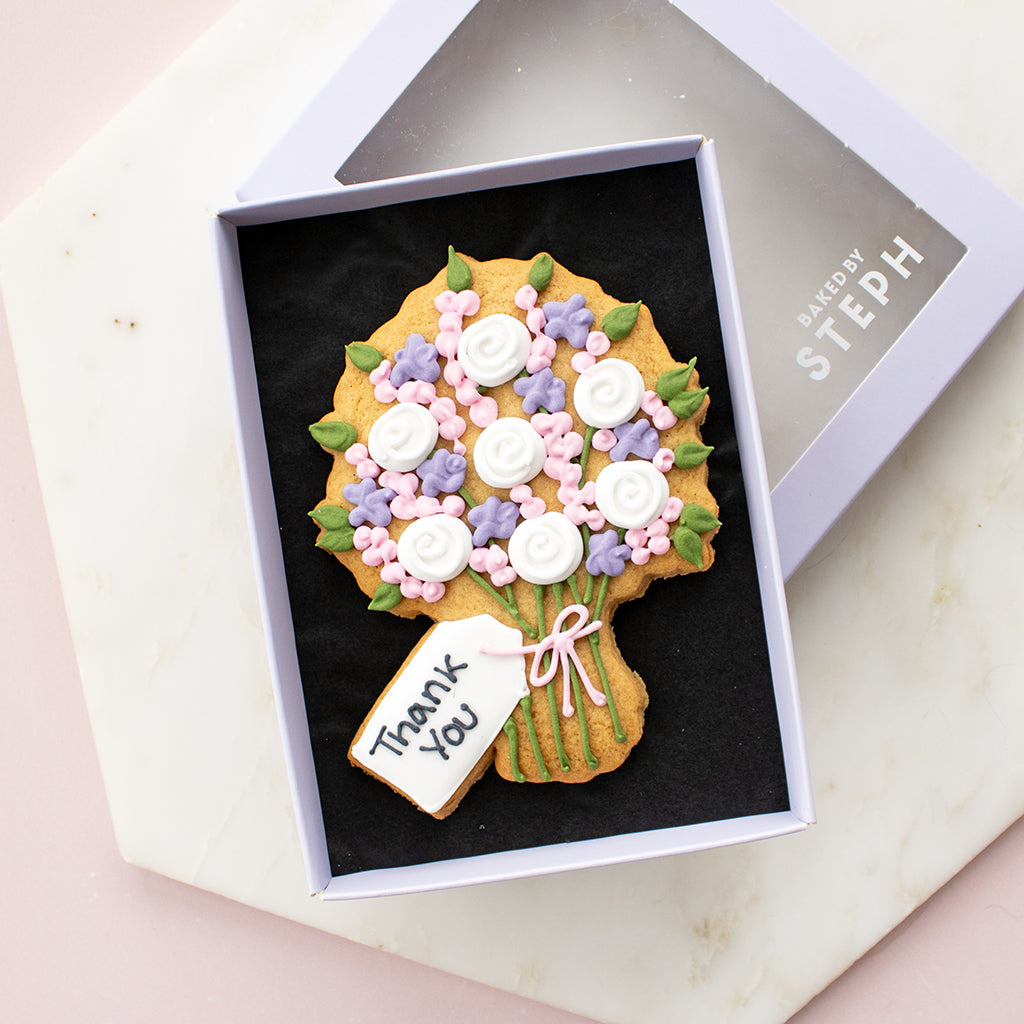 Thank You Bouquet Baked By Steph Vanilla Cookie – TreatBox