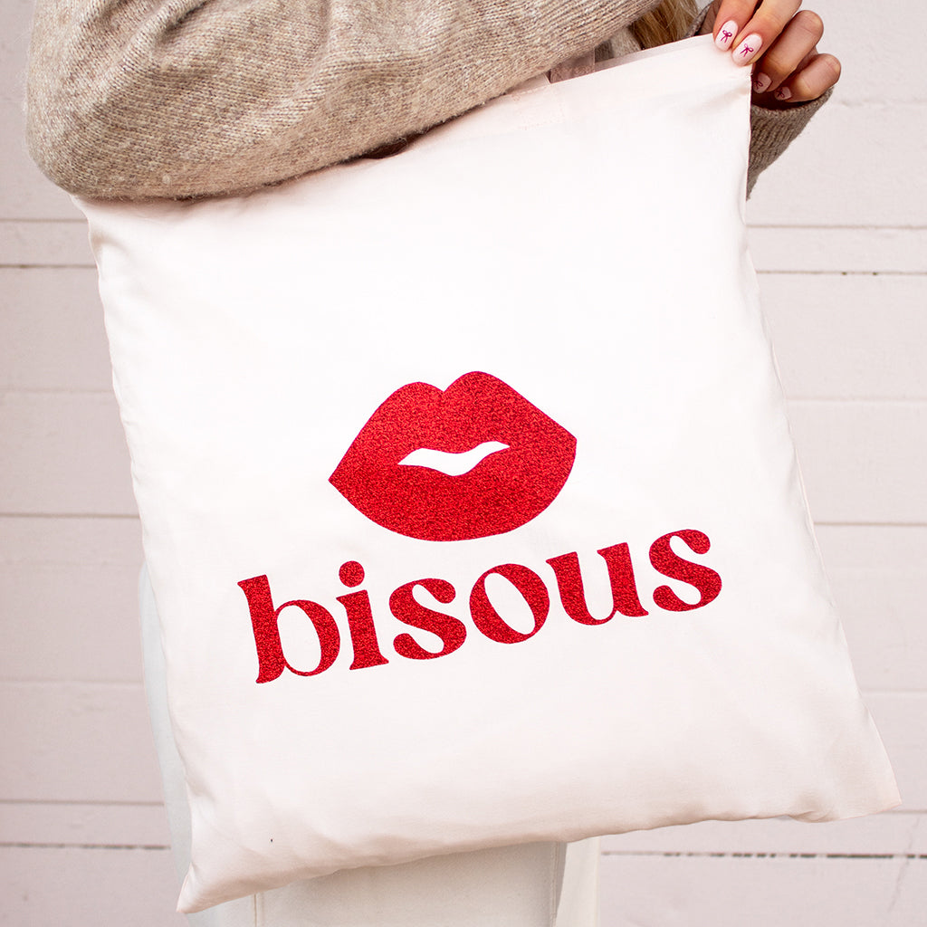 Bisous Tote Bag