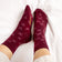 Plum, Little Pink Bow Socks
