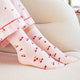 Matching Cherry Print Socks