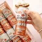 Can of Jimmy's Cinnamon Roll Iced Coffee