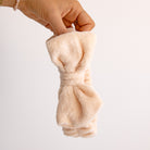Cream Spa Bow Headband