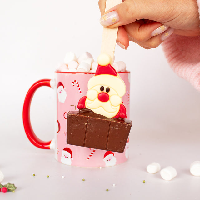 Christmas Santa Milk Hot Chocolate Spoon