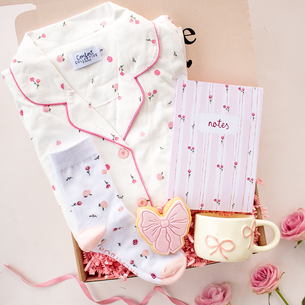 Blossom Retreat Pyjama Box | Luxury Ready To Go TreatBox