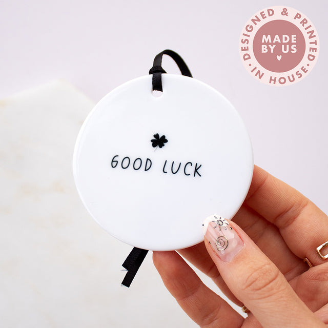 Good Luck Ceramic Keepsake