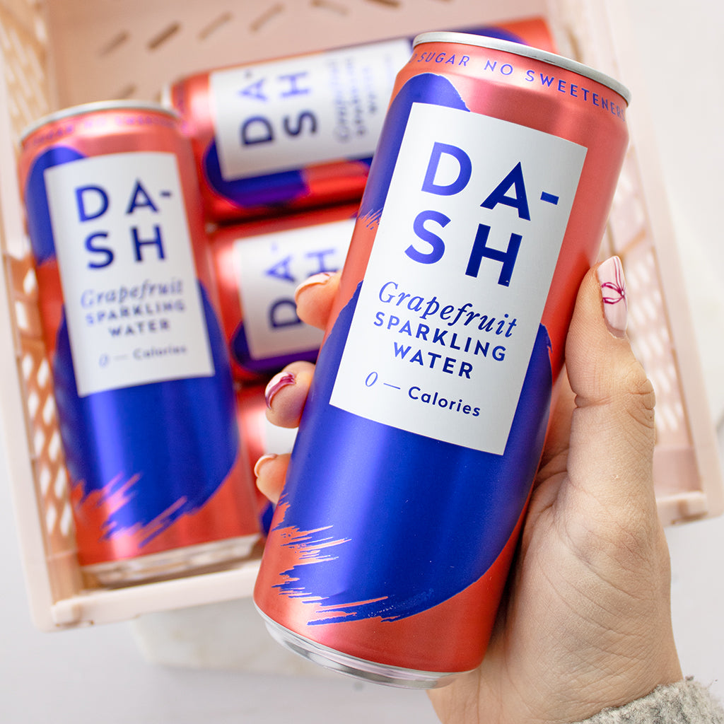 Can Of DASH Grapefruit Sparkling Water