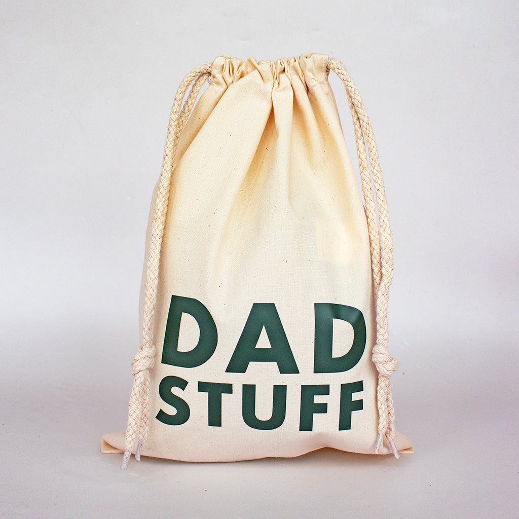 Dad Stuff Drawstring Bag