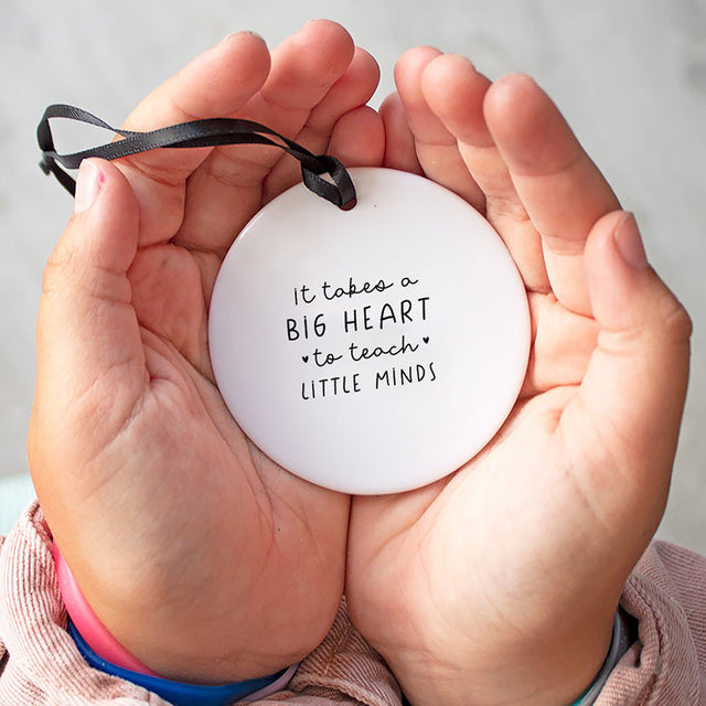 Ceramic Keepsake Boxed | It Takes a Big Heart to Teach Little Minds