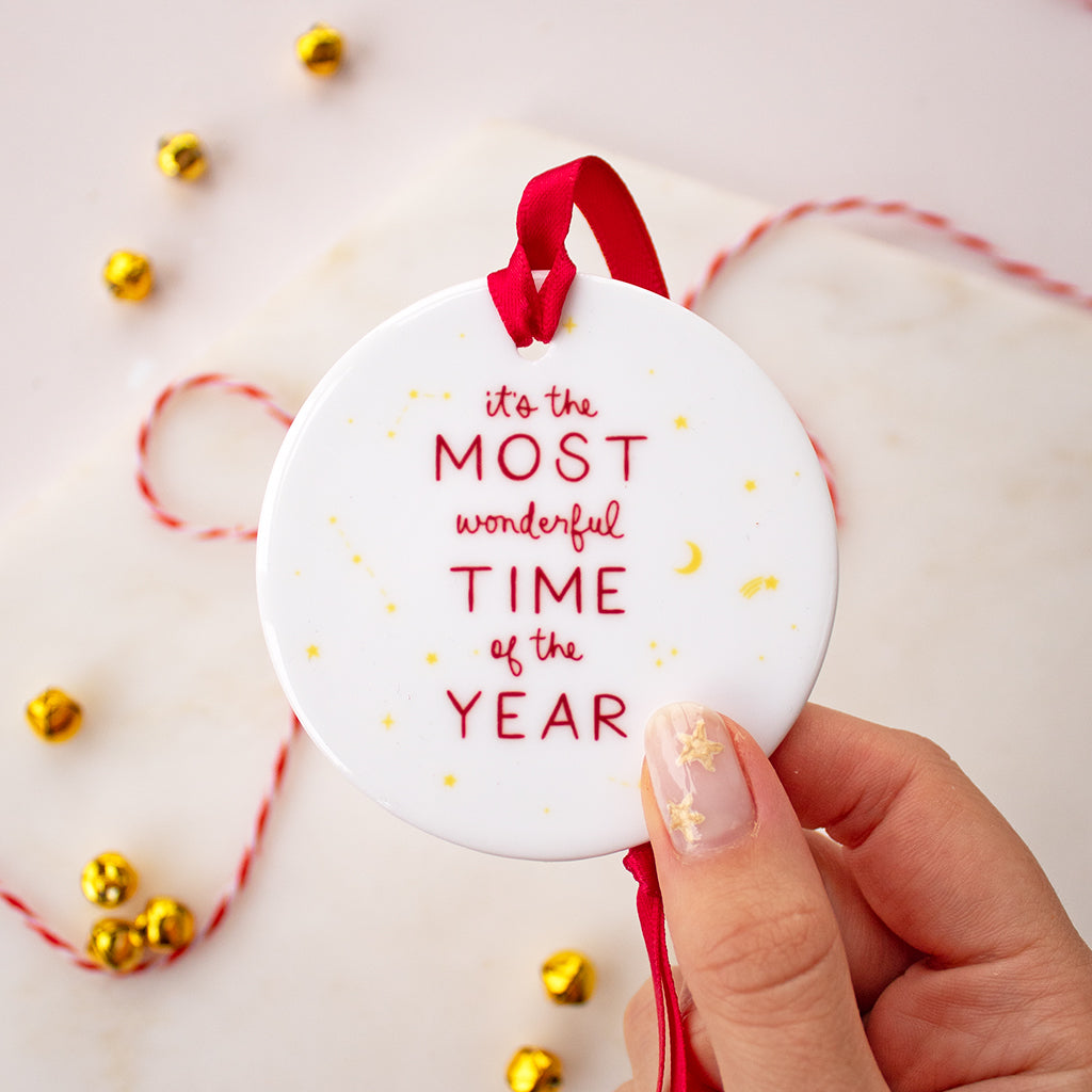 It's The Most Wonderful Time Of The Year Ceramic Keepsake Boxed