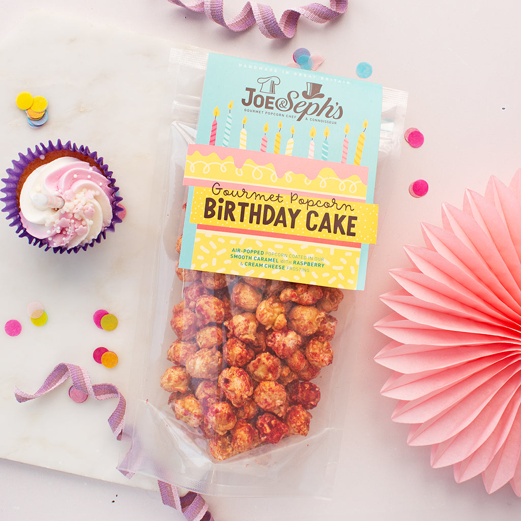 Large Bag Of Joe & Seph's Birthday Cake Gourmet Popcorn | Add On