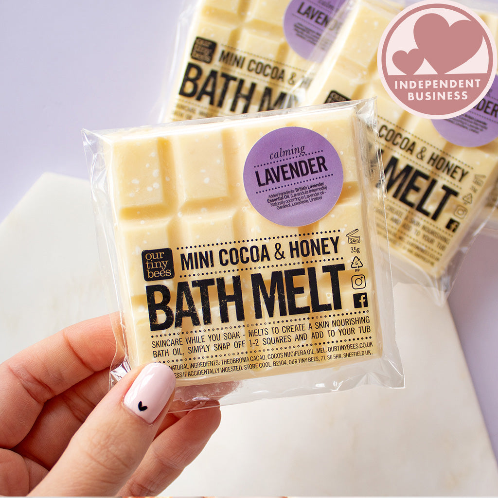 Calming Lavender Mini Cocoa & Honey Bath Melt