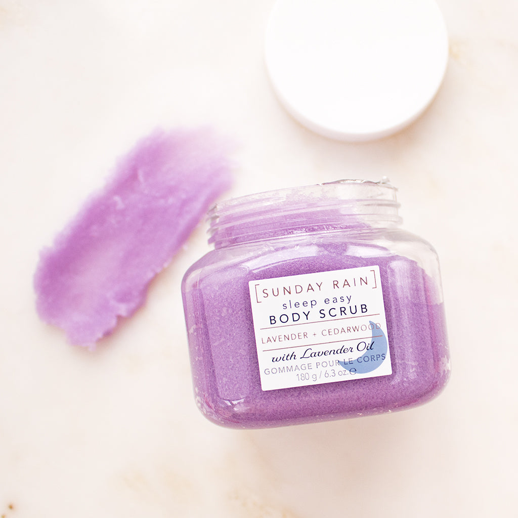 Mini Lavender & Cedarwood Body Scrub By Sunday Rain