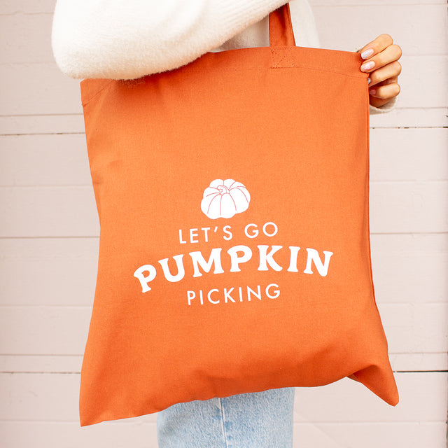 Let's Go Pumpkin Picking Tote Bag