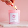 Limited Edition Peony Blush Suede 'Besties 4 Life' Candle