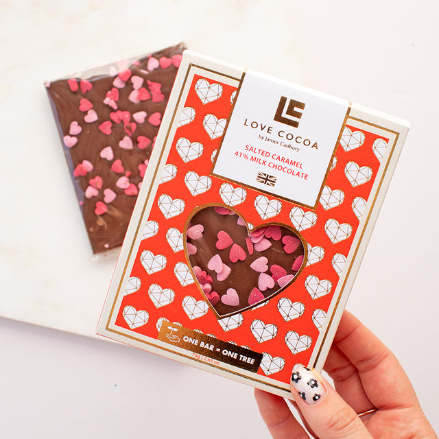 Love Cocoa Salted Caramel Milk Chocolate Bar | Add on