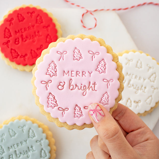 PRE-ORDER Merry & Bright Vegan Iced Biscuit