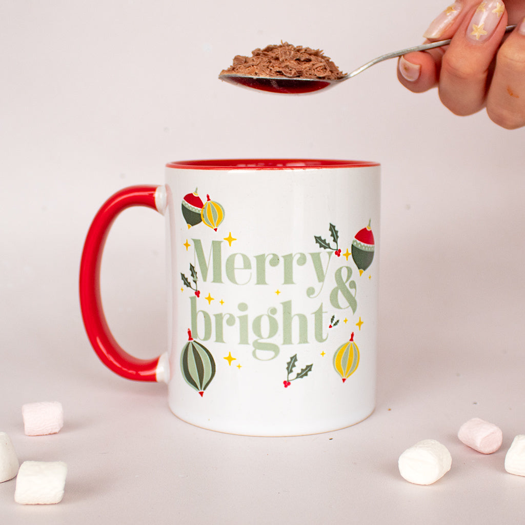 Merry & Bright Christmas Mug