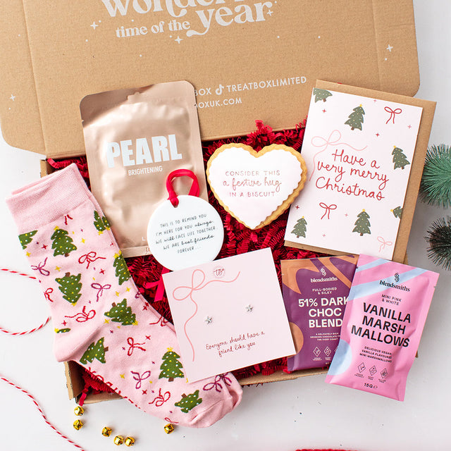 Merry Christmas Bestie | Christmas Ready To Go TreatBox