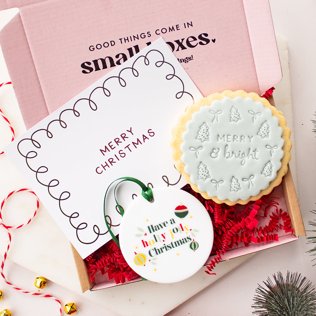 Mini Holly Jolly | Christmas Ready to Go TreatBox